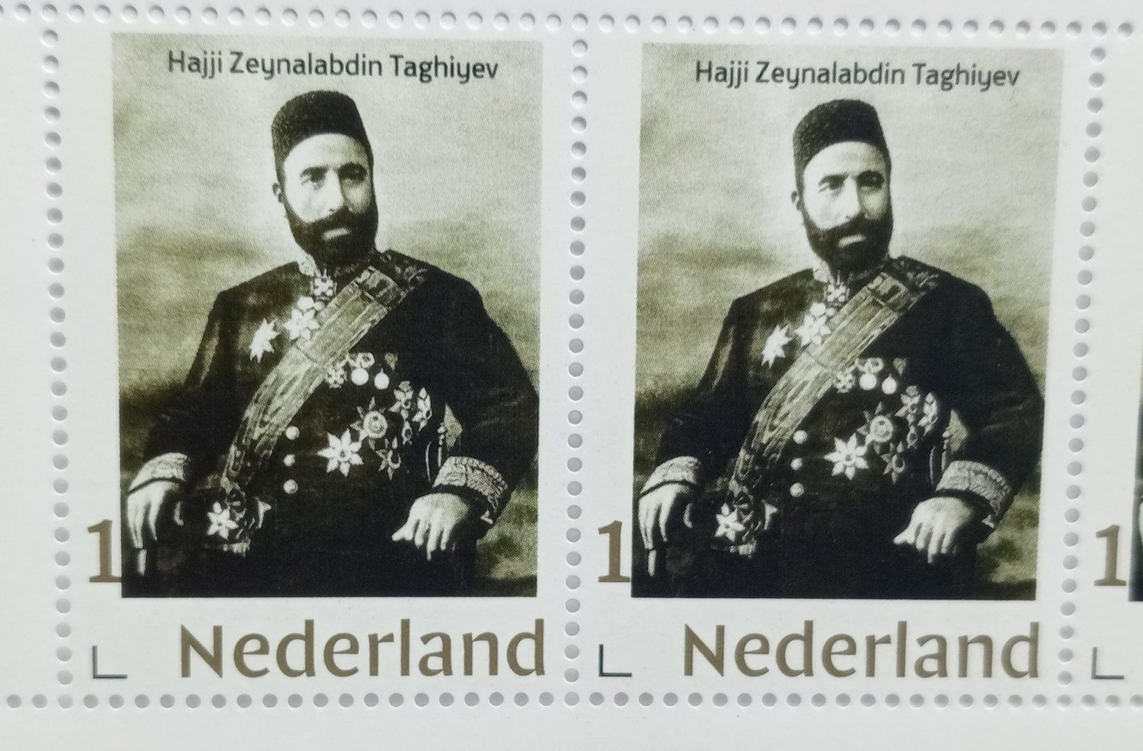 Netherlands issue postage stamp in honor of Haji Zeynalabdin Taghiyev [PHOTOS]