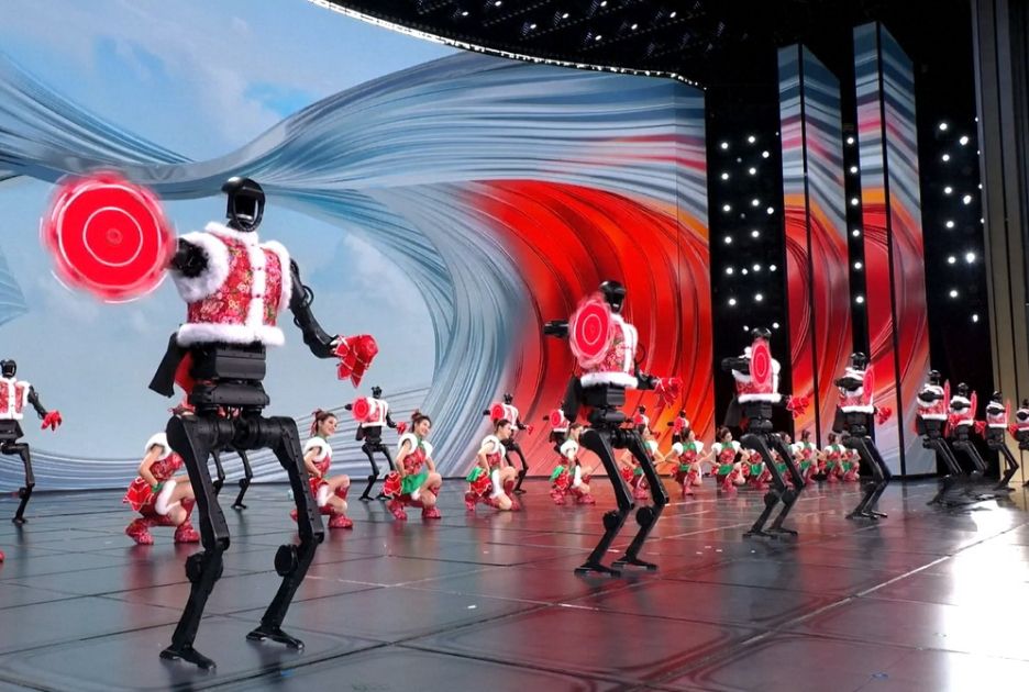 Humanoid robots dance at CCTV’s Chinese New Year Gala Concert