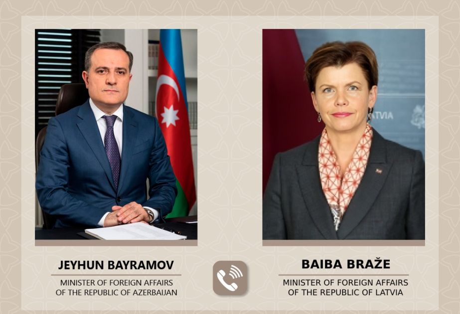 Azerbaijani and Latvian Foreign Ministers hold phone conversation