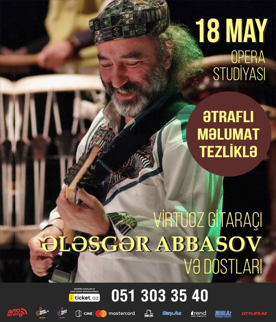 Virtuoso guitarist to give concert at Opera Studio in Baku