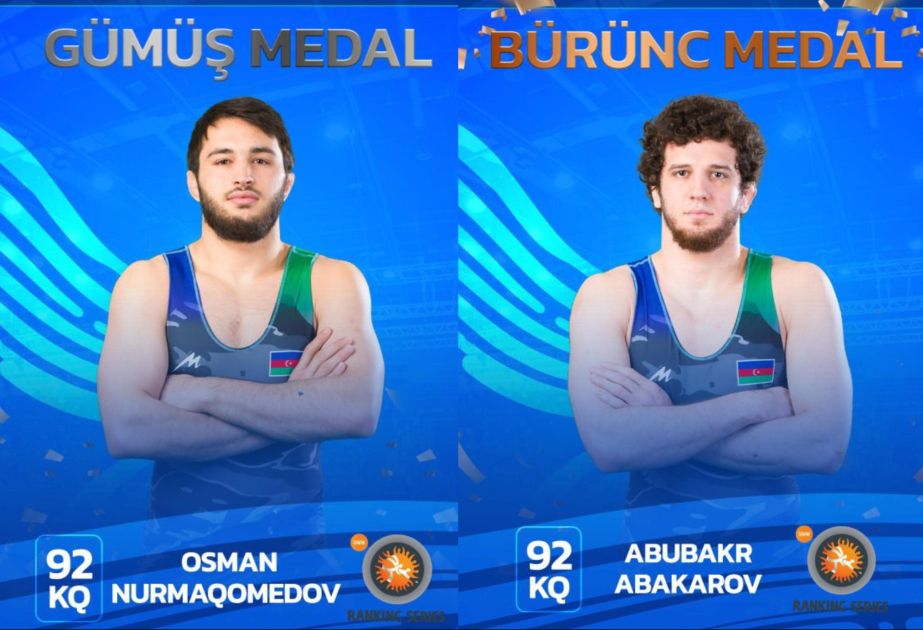 Azerbaijani wrestlers win two more medals at Zagreb Open 2025