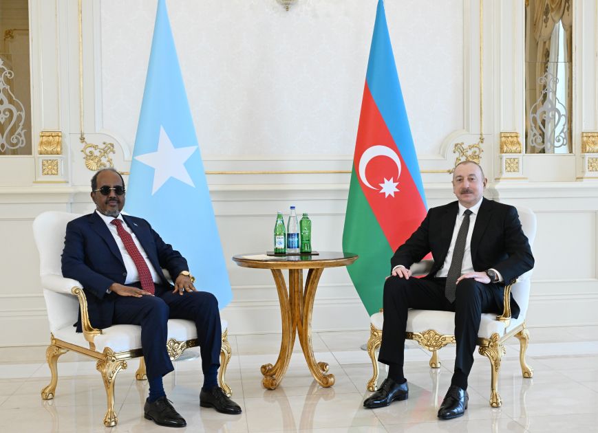 President of Azerbaijan Ilham Aliyev held one-on-one meeting with President of Somalia Hassan Sheikh Mohamud [PHOTOS]