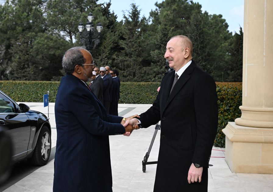 Official welcome ceremony held for President of Somalia Hassan Sheikh Mohamud [PHOTOS/VIDEO]