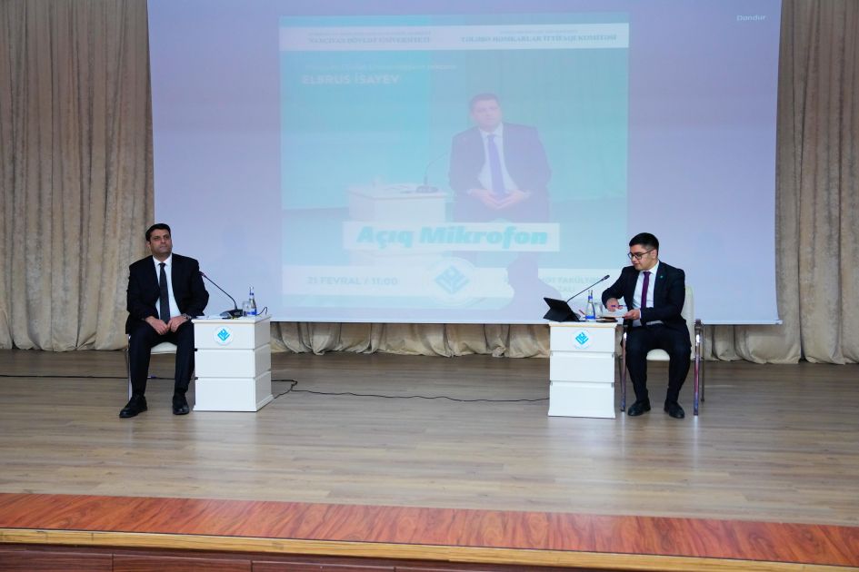 NDU’s rector discusses future development plans at student meet-up