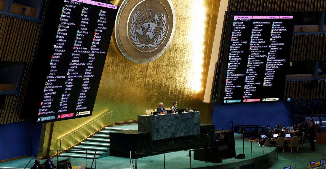 US votes with Russia in United Nations resolutions on Ukraine