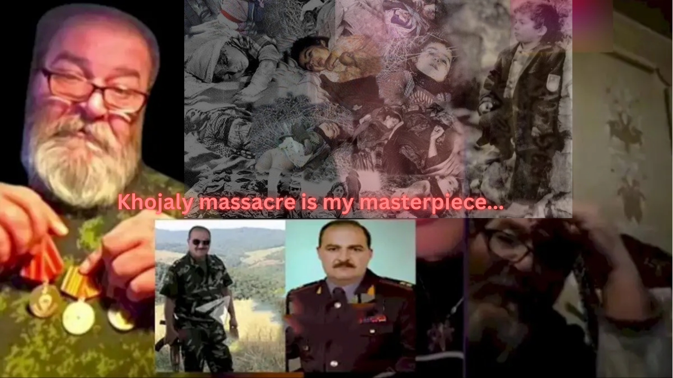 Armenian general's shocking confession and deep hatred fueling Khojaly genocide