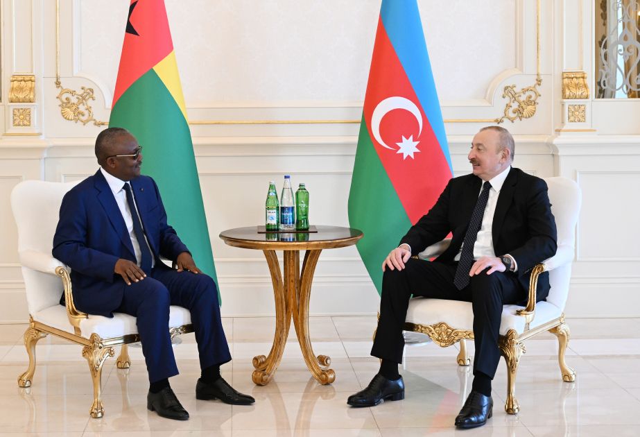 One-on-one meeting between President Ilham Aliyev, President of Guinea-Bissau kicks off [VIDEO]