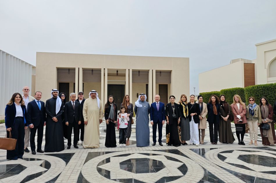 Leyla Aliyeva, Arzu Aliyeva visit RAK Art Foundation in Bahrain [PHOTOS]