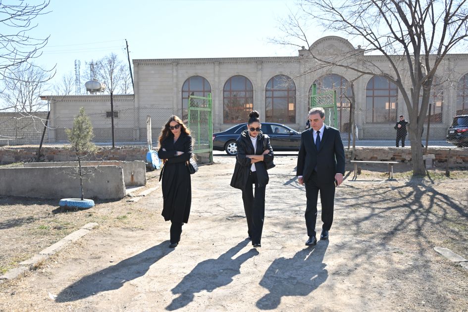 First Vice-President Mehriban Aliyeva reviewed reconstruction of Ganja city secondary school No.37 [PHOTOS]