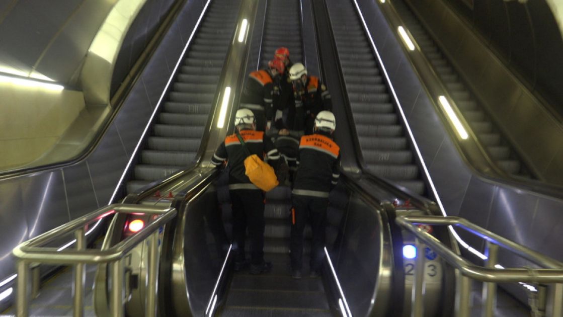 Emergency response drill held at Baku metro stations [PHOTOS]