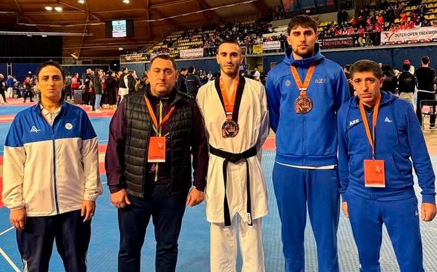 Azerbaijani taekwondo athletes shine at 52nd Dutch Open