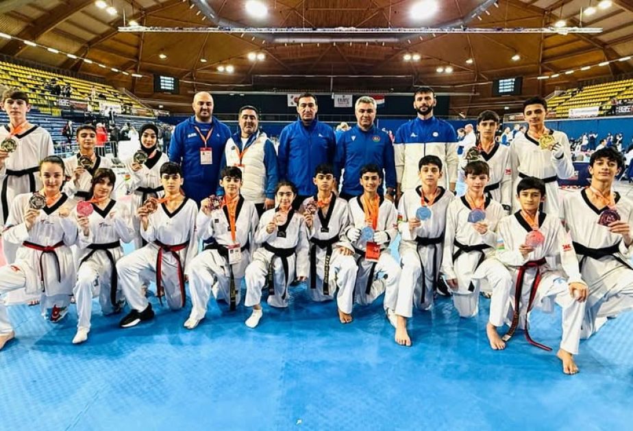 Taekwondo team earns 16 medals at championships in Netherlands