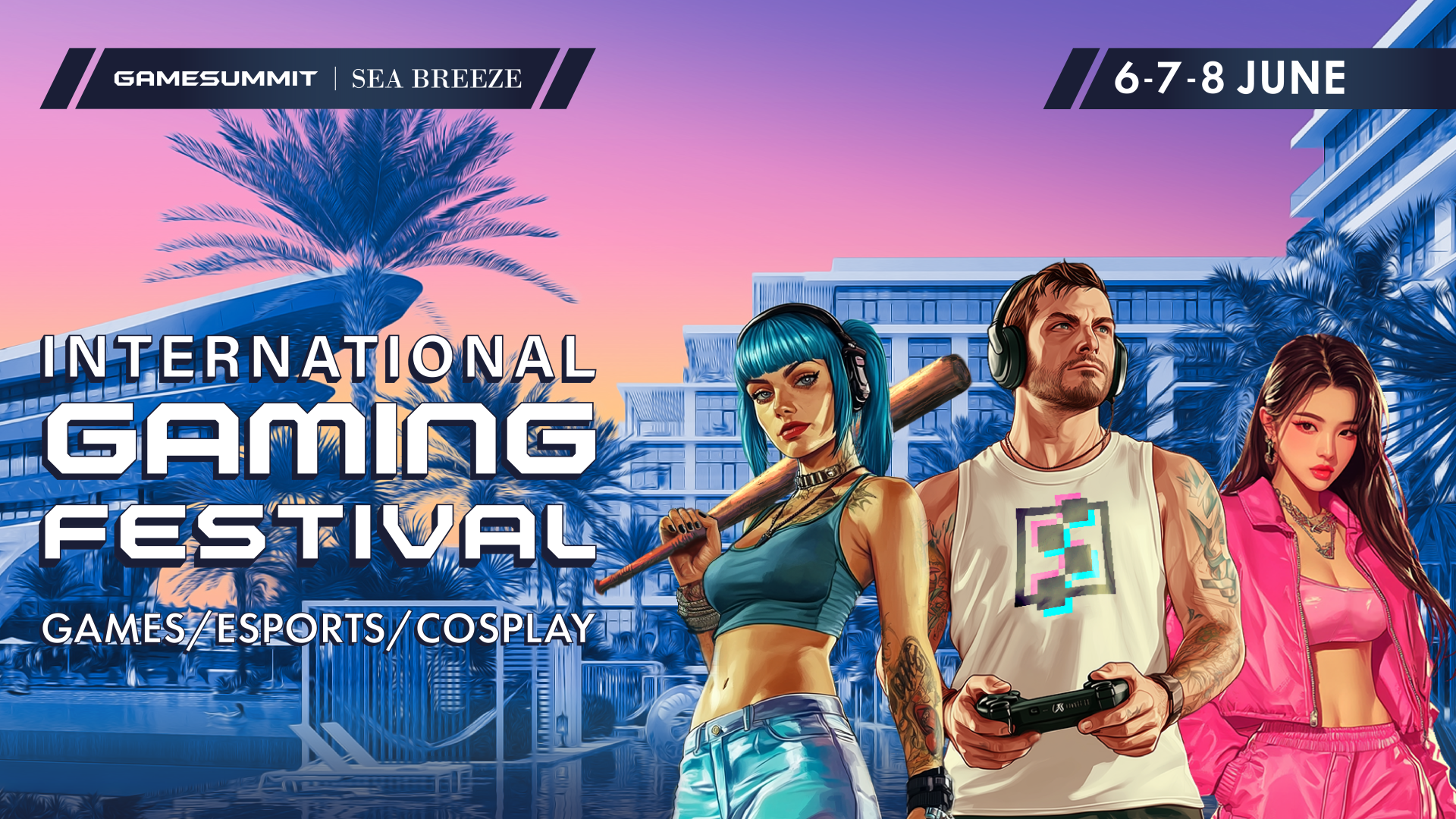 Gamesummit at Sea Breeze: Largest Int'l Festival of Games and Entertainment coming in June