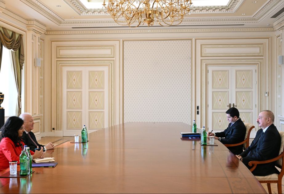 Persident Ilham Aliyev receives UN deputy SecGen Moratinos [VIDEO]