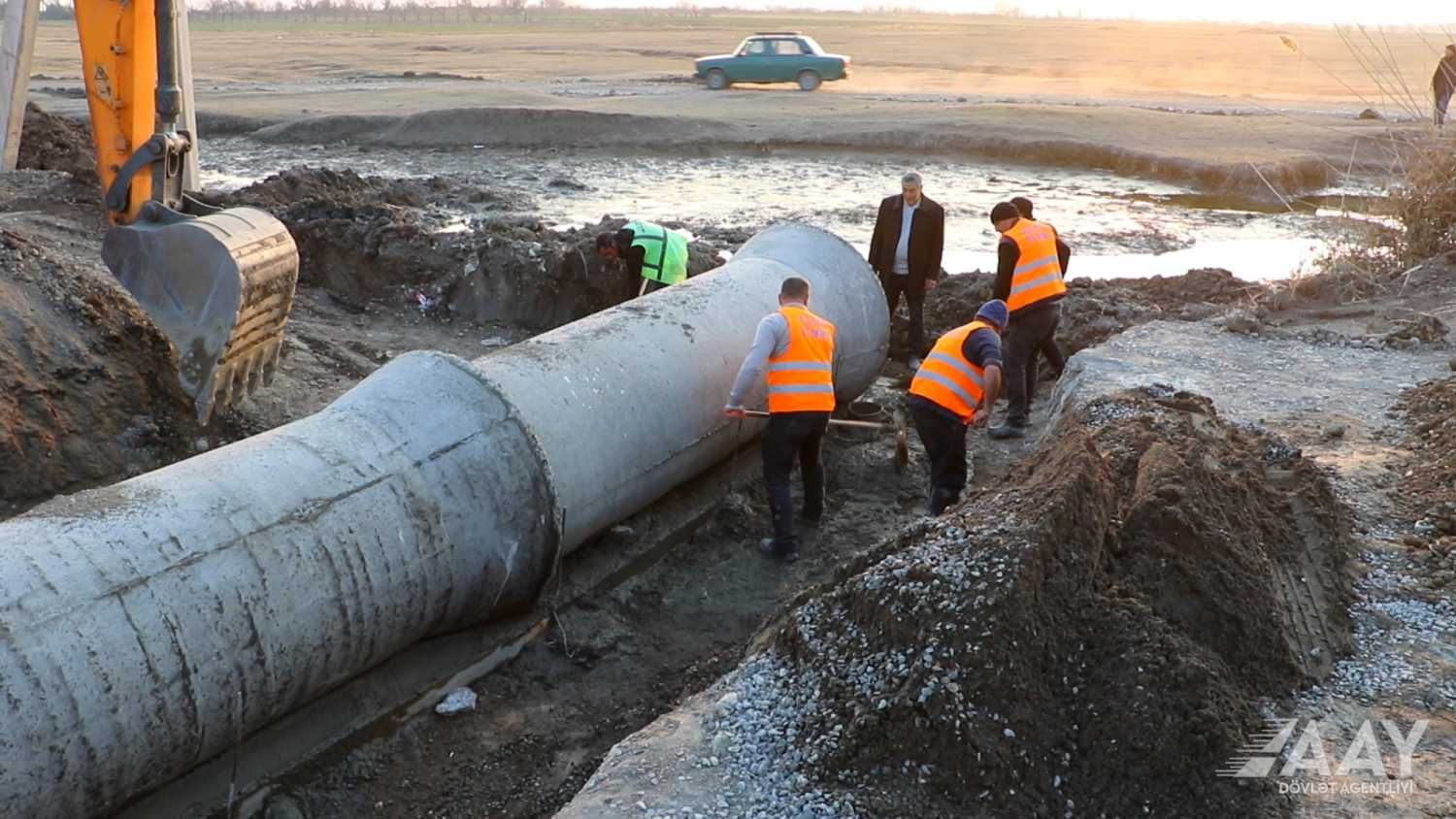 Azerbaijan launches extensive roadworks in Barda District