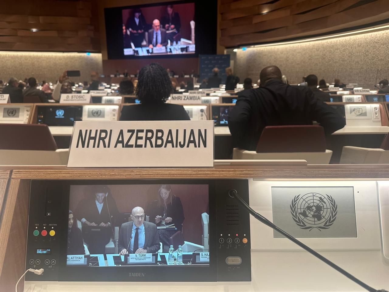 Azerbaijani ombudsman attends GANHRI annual meeting in Geneva [PHOTOS]