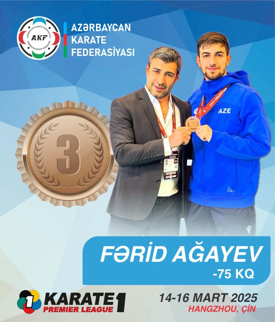 Azerbaijani karate fighters secure bronze medals in China [PHOTOS]