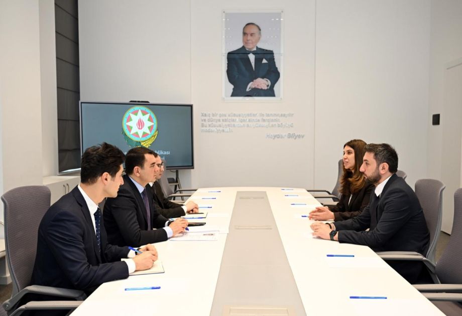 Culture Minister meets with winner of "Yüksəliş" competition [PHOTOS]