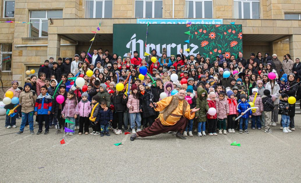 Initiated by Leyla Aliyeva, Novruz celebration for children organized in Khizi [PHOTOS]