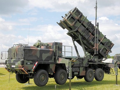 Parts of Patriot missiles sent to destination location in Turkey