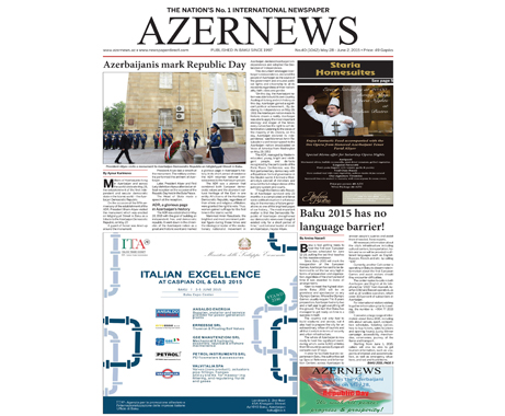 AZERNEWS releases another print issue