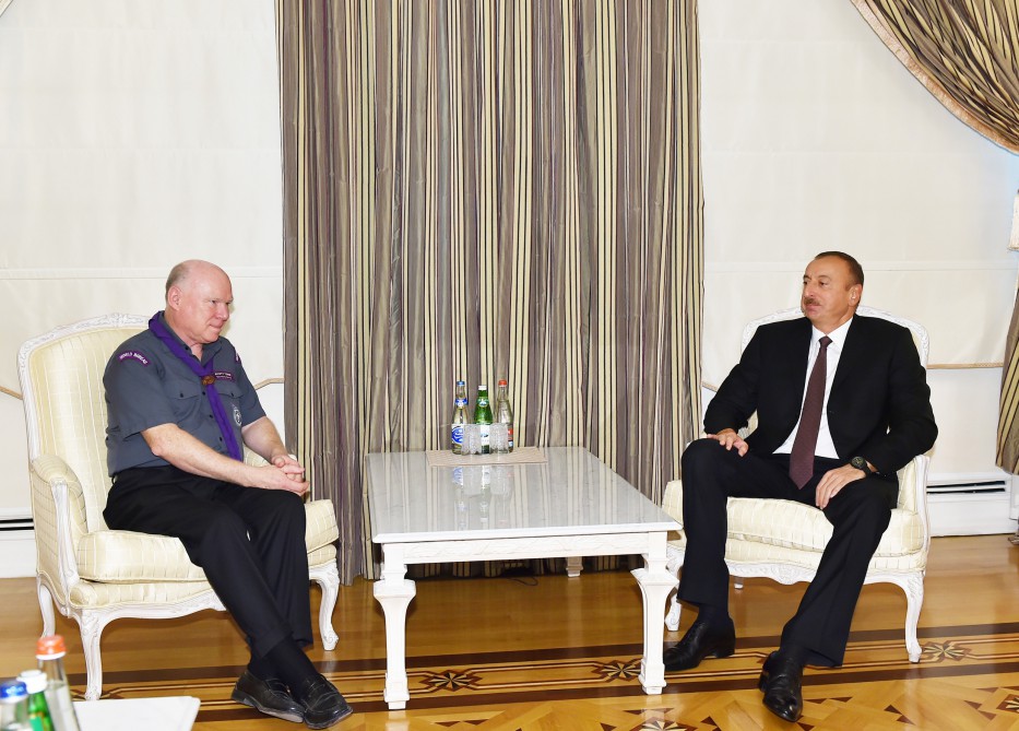 President receives World Scout Committee delegation