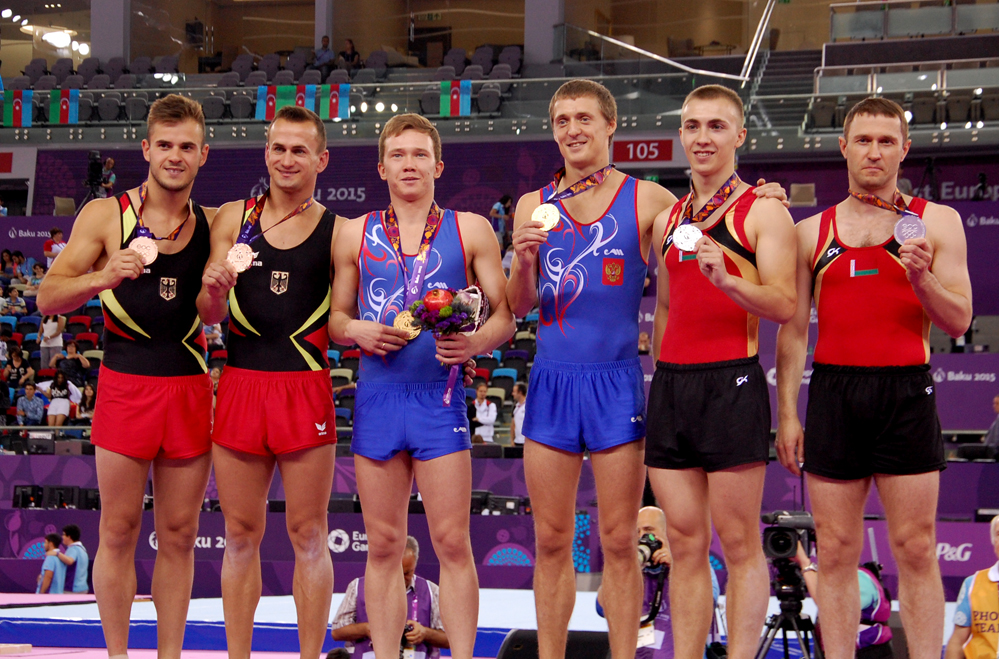 Russian gymnasts win two more gold medals at Baku 2015