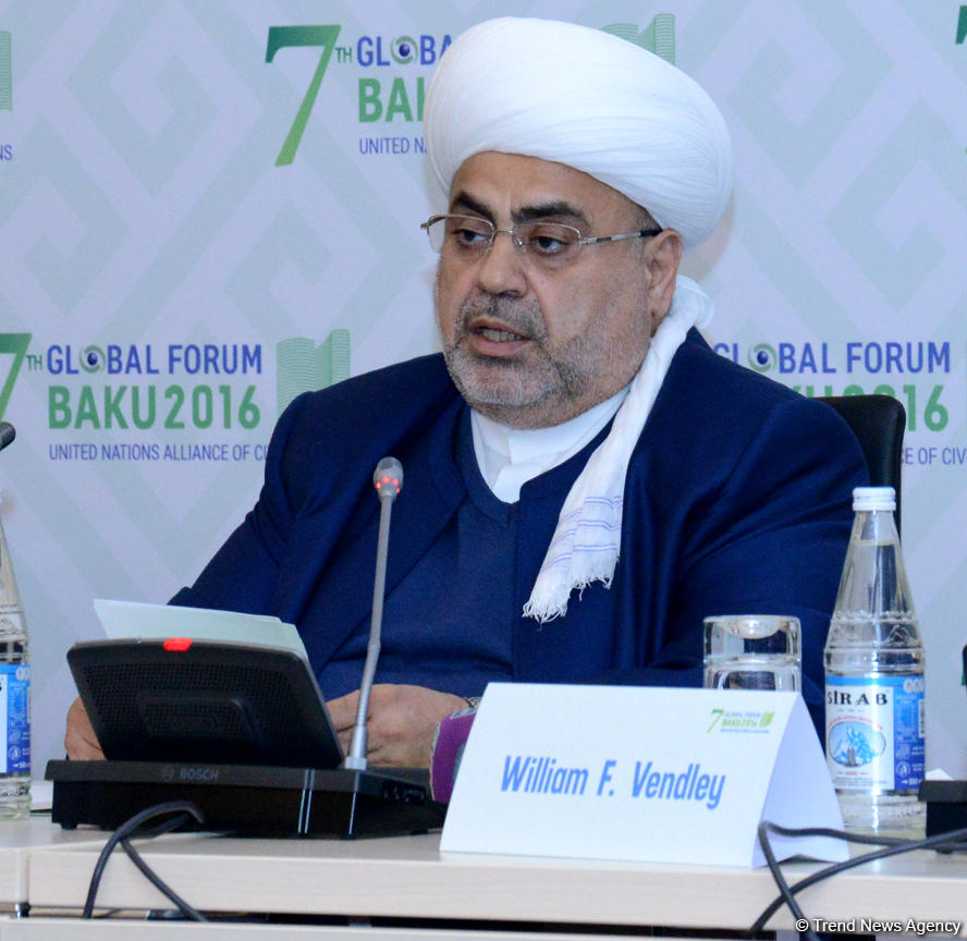 Azerbaijan is a model for state-religion relations, says Sheikhulislam