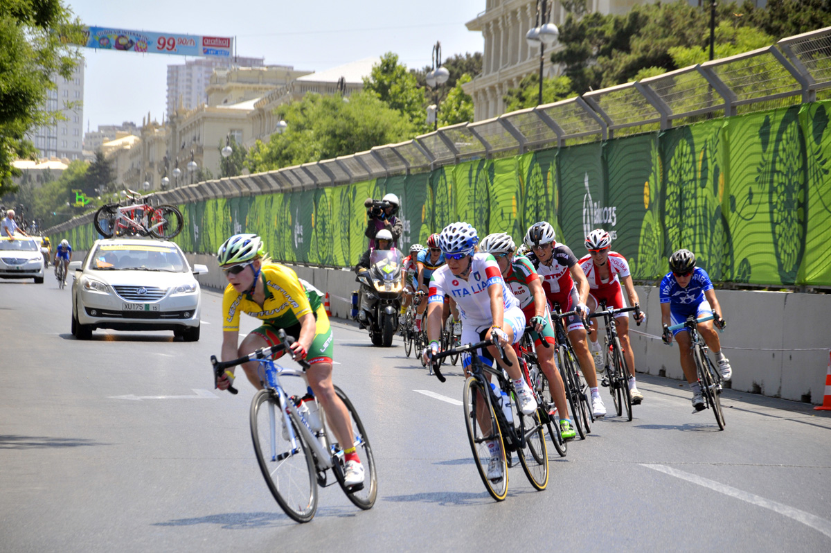 Female cyclist from Belarus grabs gold medal